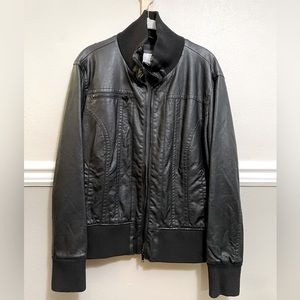 Xhiliration Target faux leather jacket plus size 1